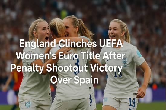 England Clinches UEFA Women's Euro Title After Penalty Shootout Victory Over Spain